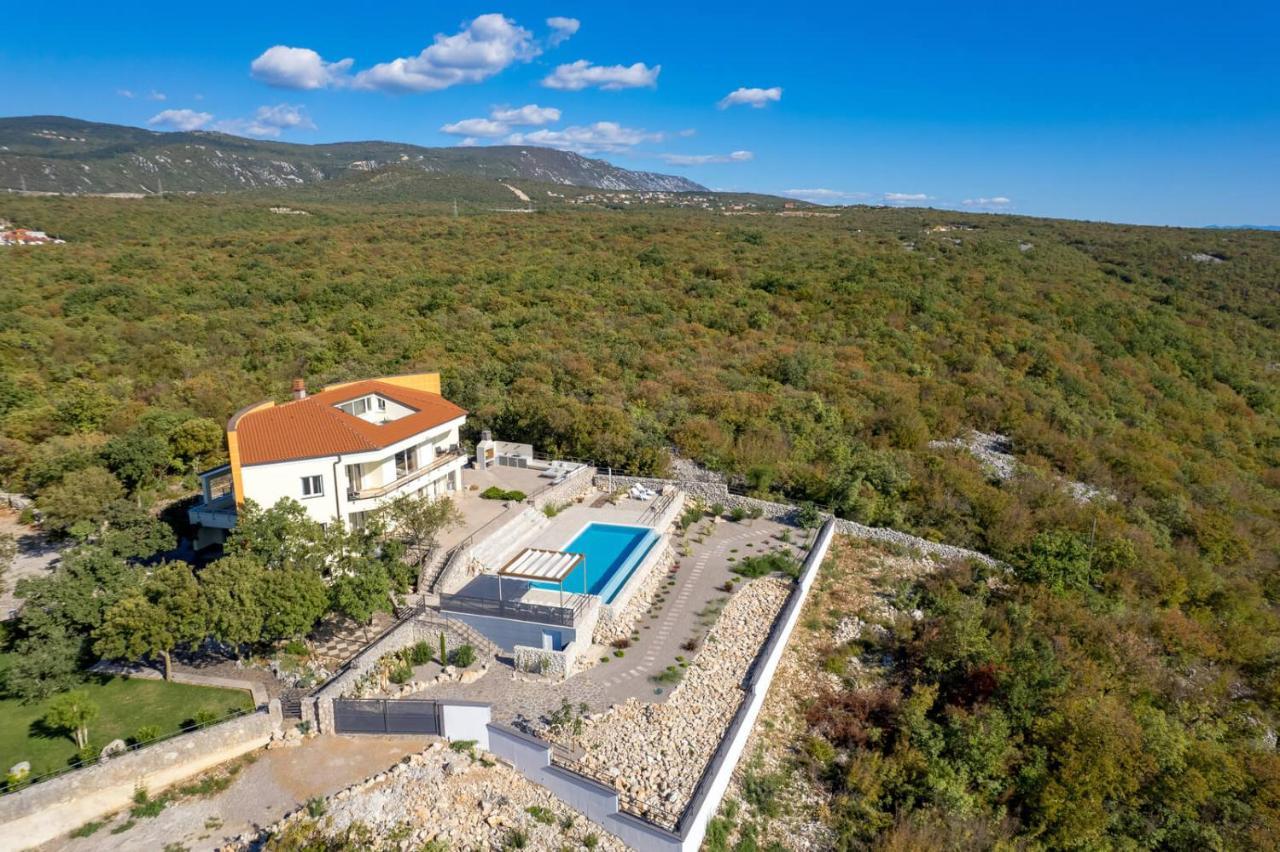 Luxury Villa Ostro With Pool & Krk Bridge View Kraljevica Exterior foto